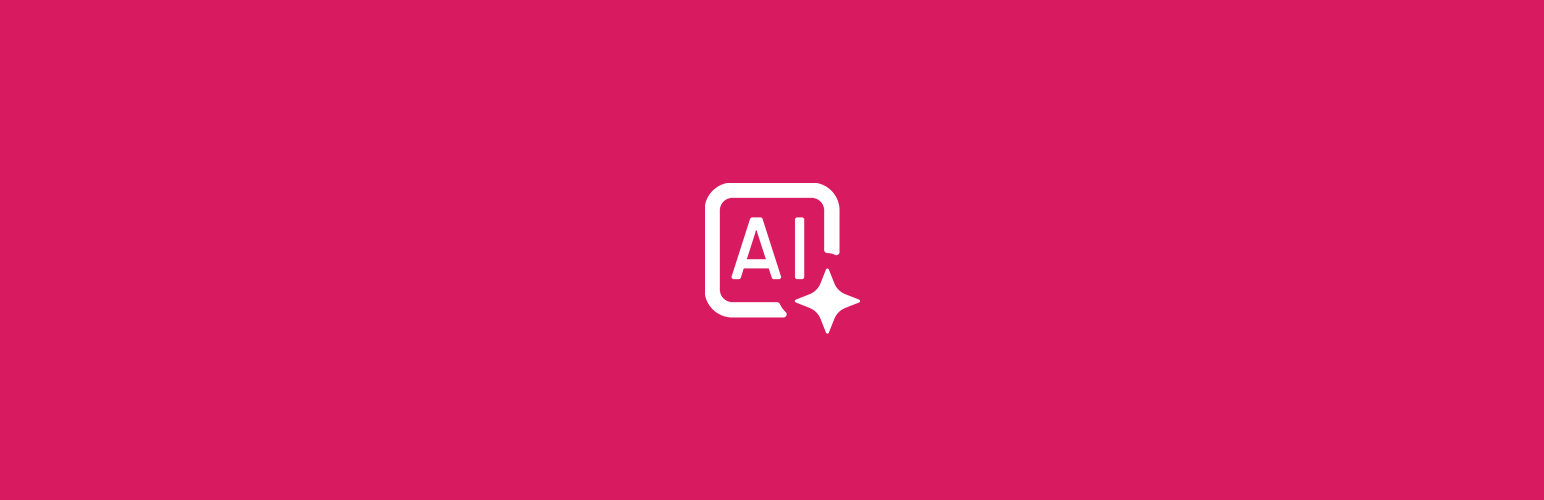 WordPress AI Content Disclosure Plugin created by desk9