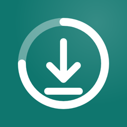 Smart Download Redirector icon: download arrow in a countdown ring